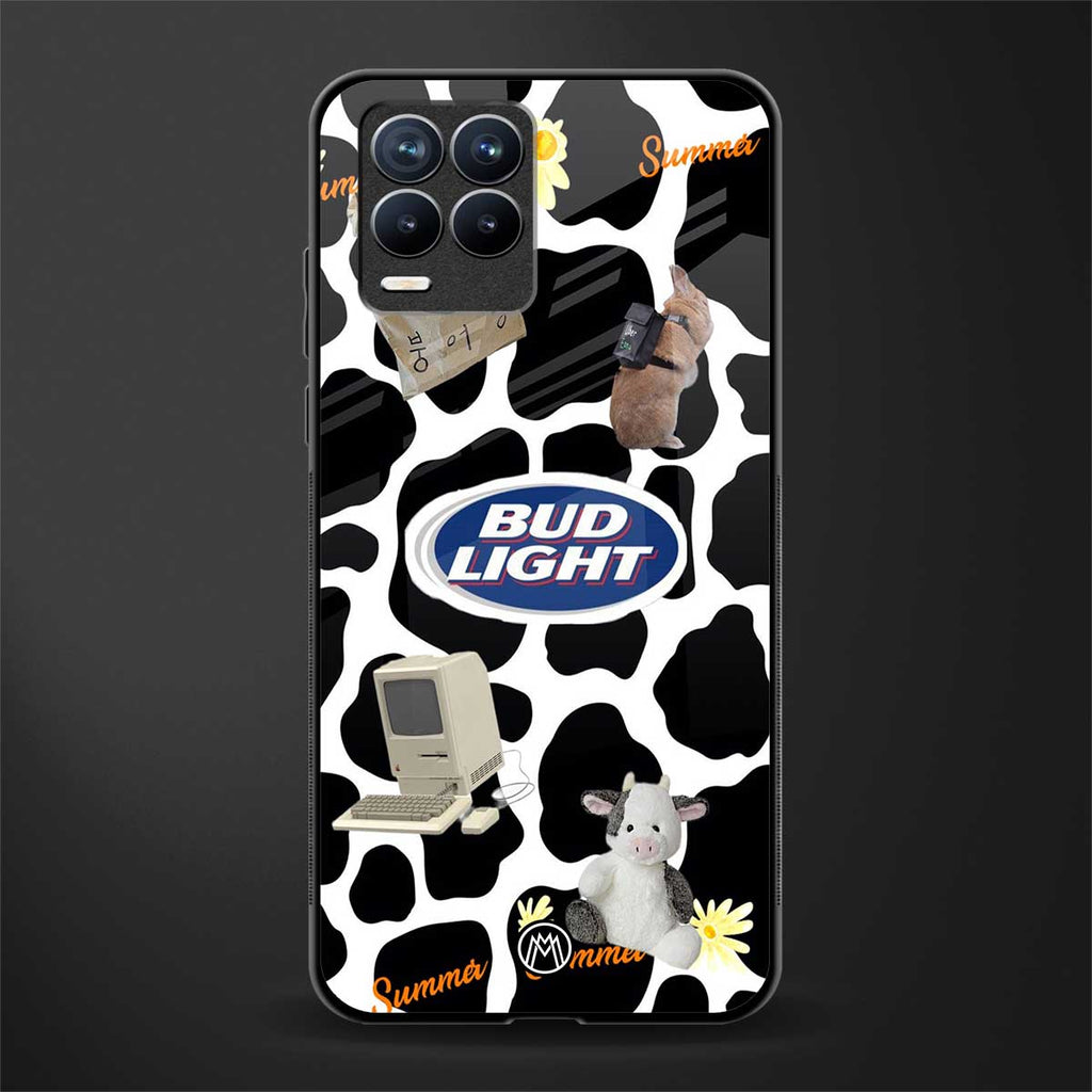 moo moo summer vibes glass case for realme 8 pro image
