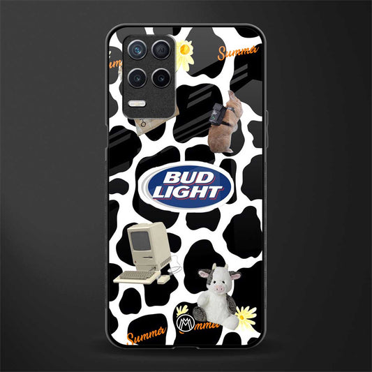 moo moo summer vibes glass case for realme narzo 30 5g image