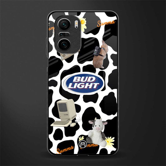 moo moo summer vibes glass case for mi 11x 5g image