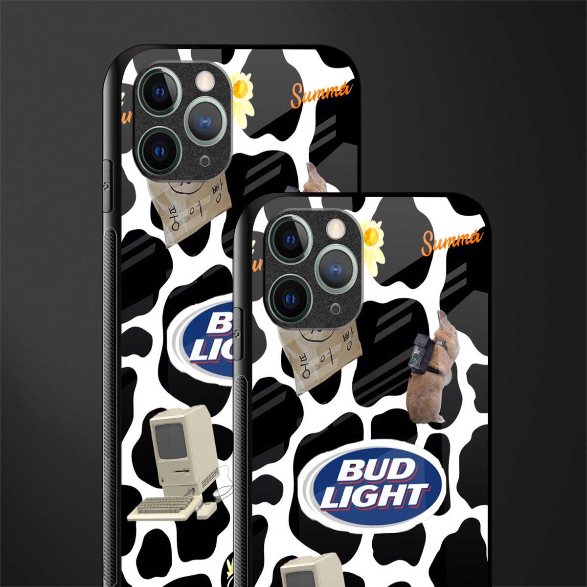 moo moo summer vibes glass case for iphone 11 pro max image-2