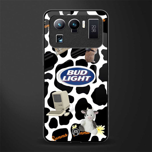 moo moo summer vibes glass case for mi 11 ultra 5g image