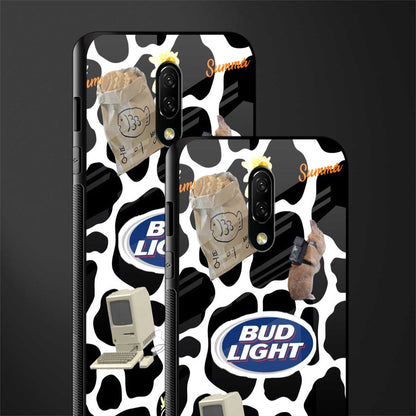 moo moo summer vibes glass case for oneplus 7 image-2