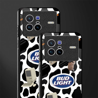 moo moo summer vibes glass case for vivo x80 image-2