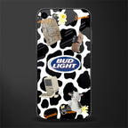 moo moo summer vibes glass case for iphone se 2020 image