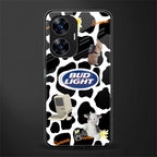 moo moo summer vibes back phone cover | glass case for realme c55