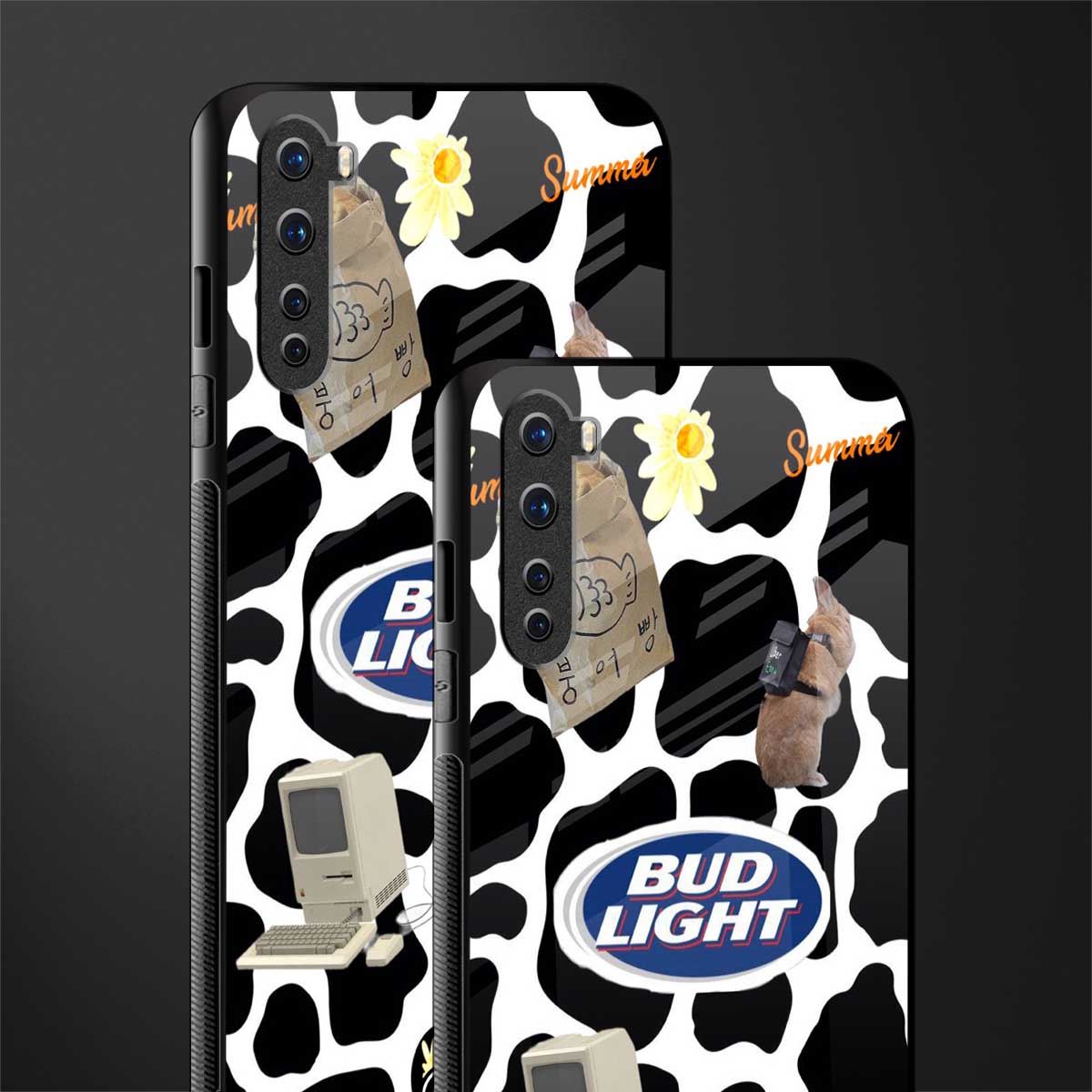 moo moo summer vibes glass case for oneplus nord ac2001 image-2