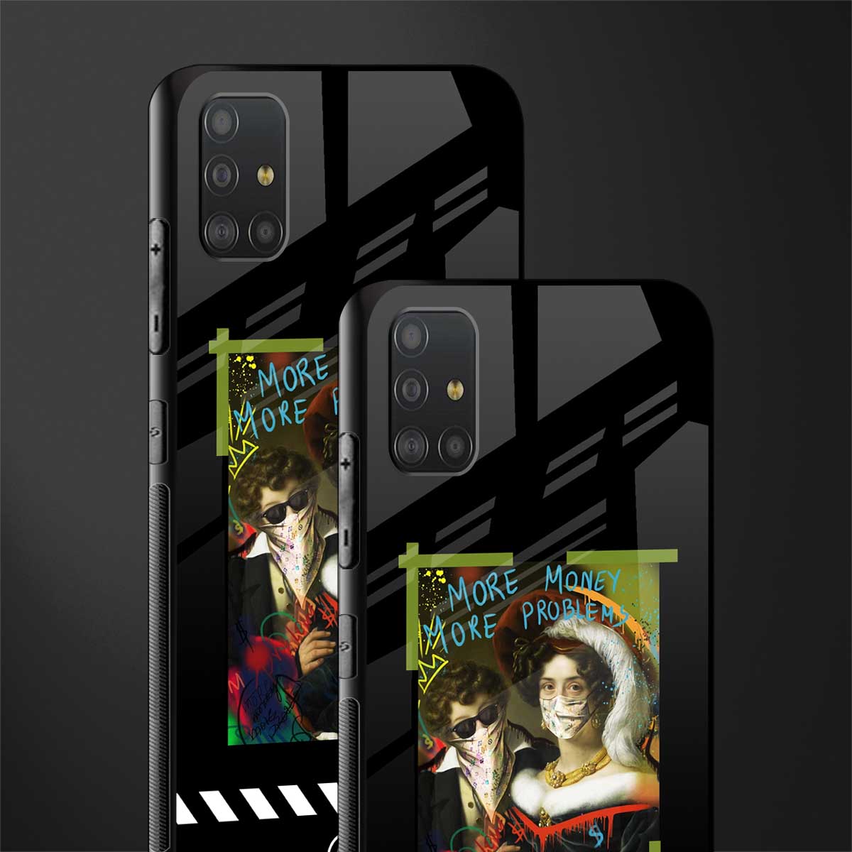 more money more problems glass case for samsung galaxy a51 image-2