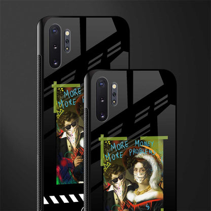 more money more problems glass case for samsung galaxy note 10 plus image-2