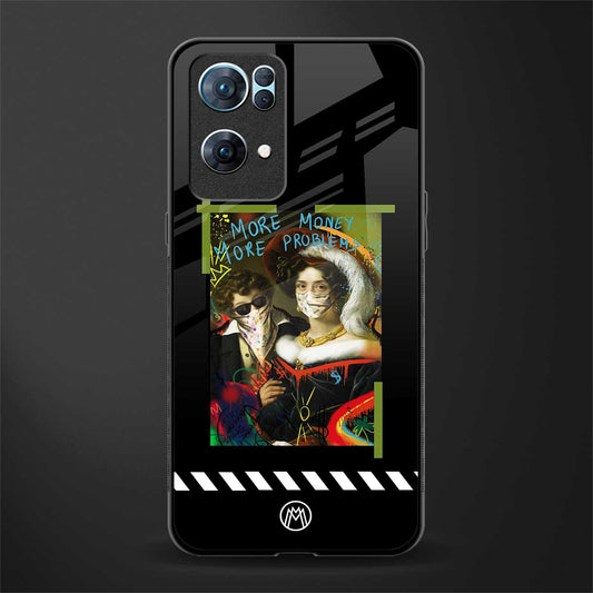 more money more problems glass case for oppo reno7 pro 5g image