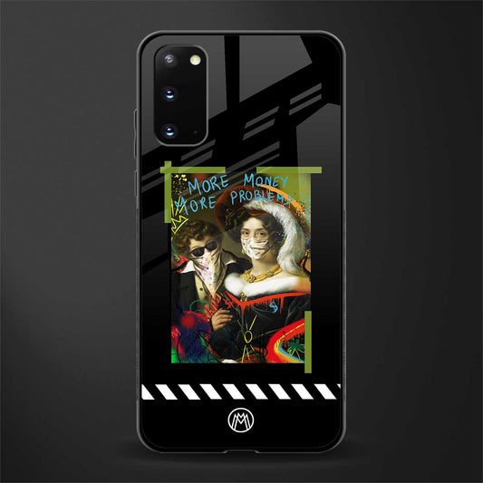 more money more problems glass case for samsung galaxy s20 image