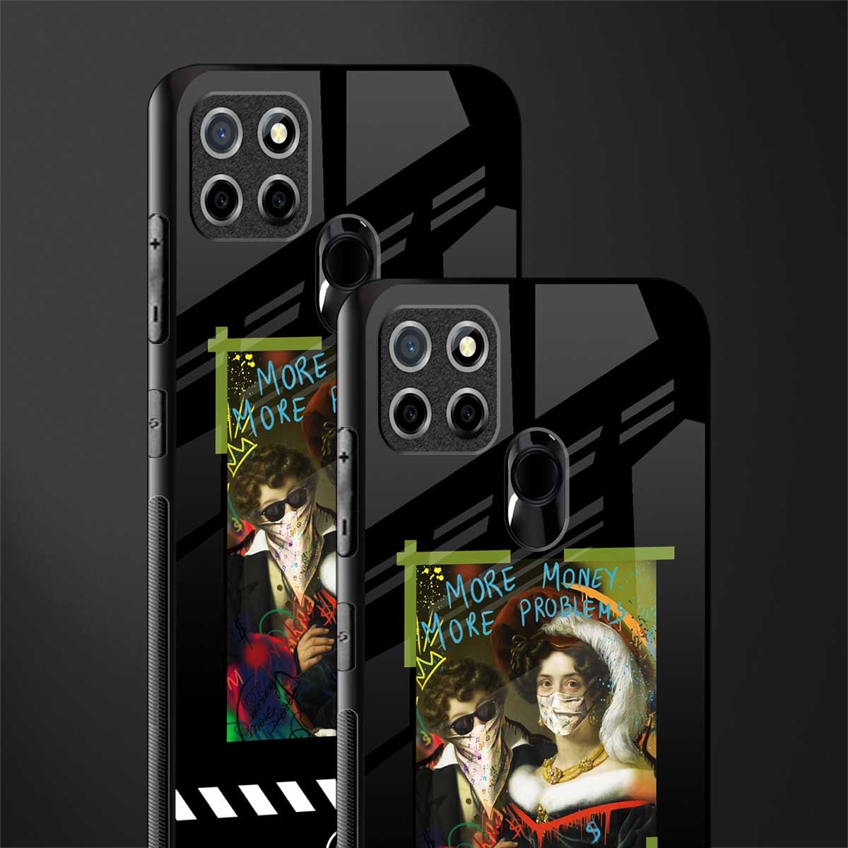 more money more problems glass case for realme narzo 20 image-2