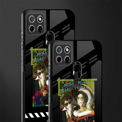 more money more problems glass case for realme narzo 30a image-2