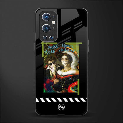 more money more problems glass case for oneplus 9 pro image