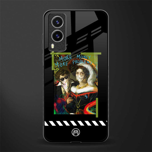 more money more problems glass case for vivo v21e 5g image