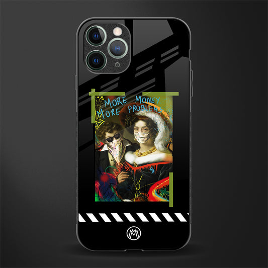 more money more problems glass case for iphone 11 pro image