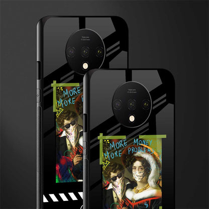 more money more problems glass case for oneplus 7t image-2
