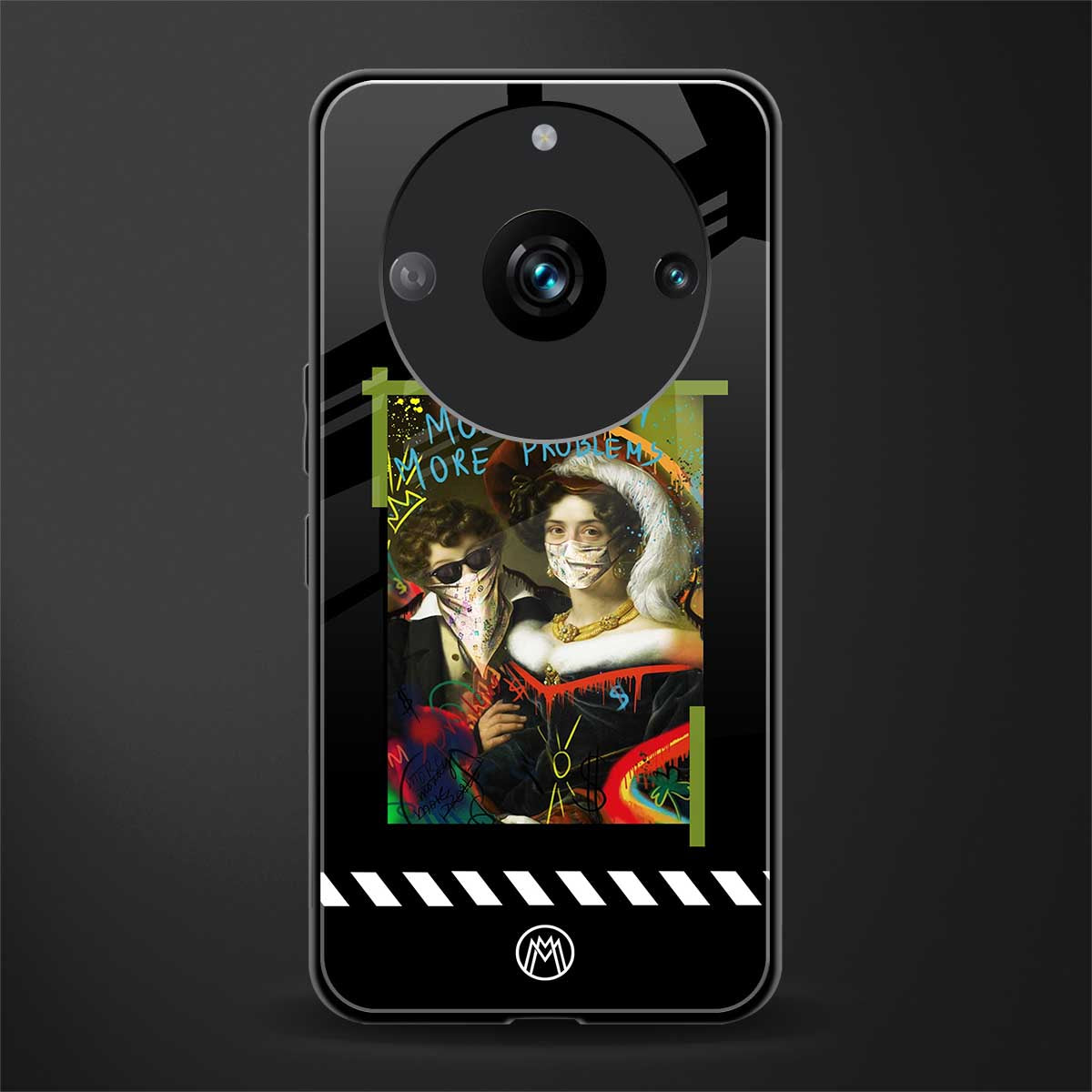 more money more problems back phone cover | glass case for realme 11 pro 5g