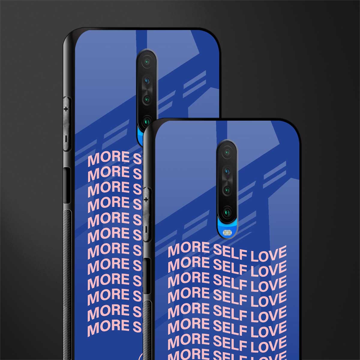 more self love glass case for poco x2 image-2