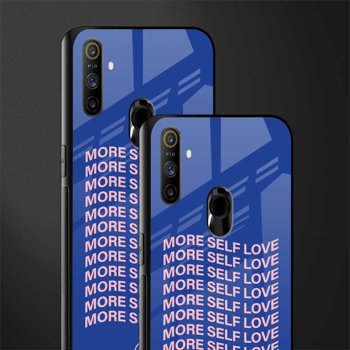 more self love glass case for realme narzo 10a image-2