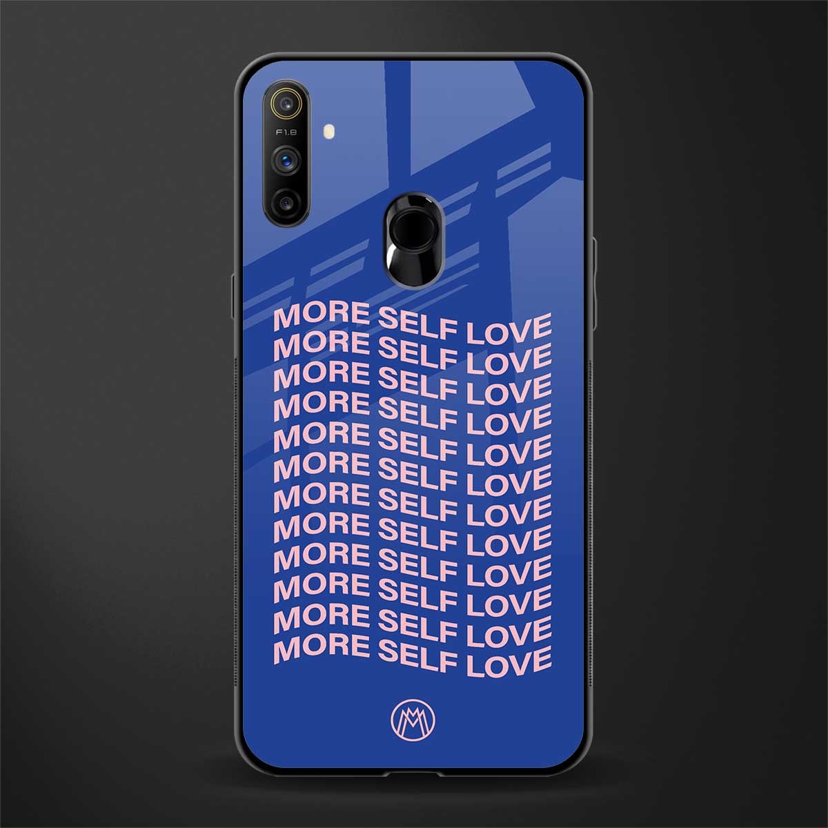 more self love glass case for realme narzo 20a image