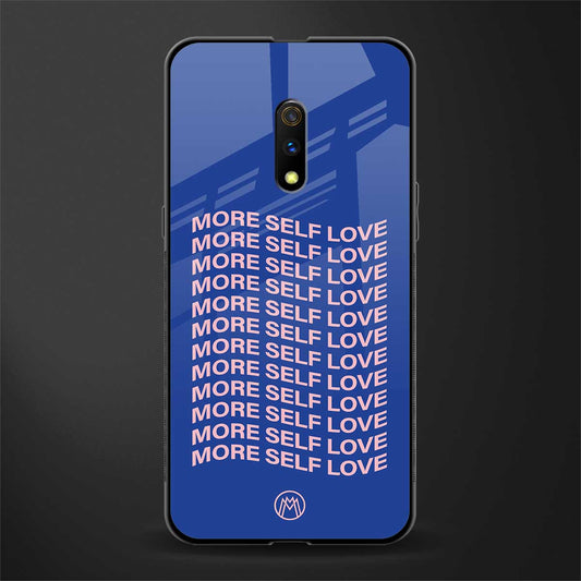 more self love glass case for realme x image