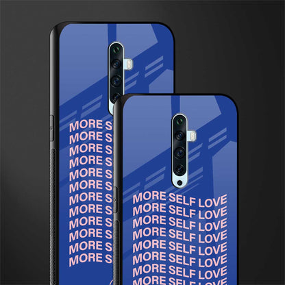 more self love glass case for oppo reno 2f image-2