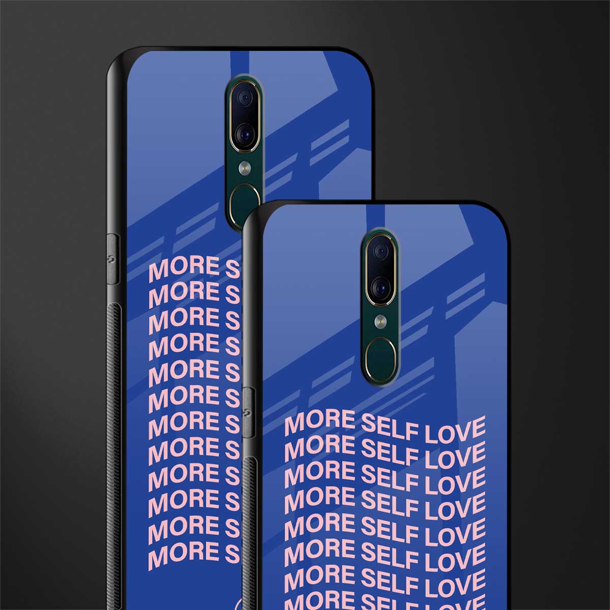 more self love glass case for oppo a9 image-2
