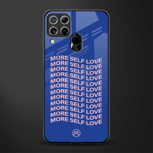 more self love glass case for realme c15 image