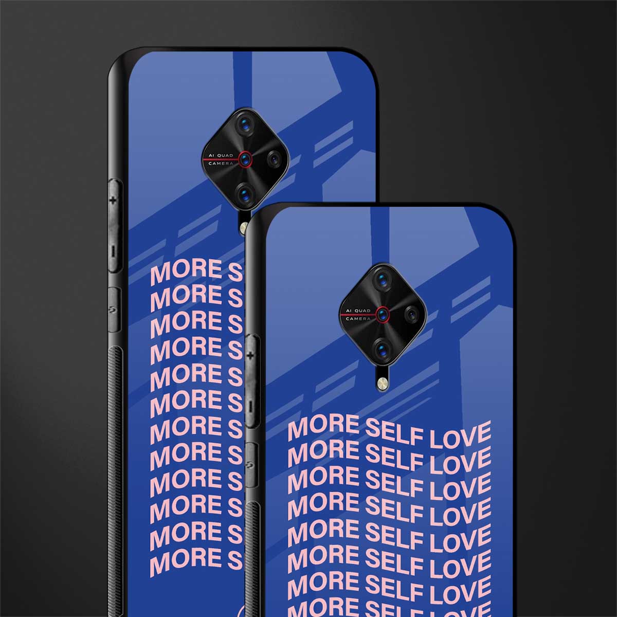 more self love glass case for vivo s1 pro image-2