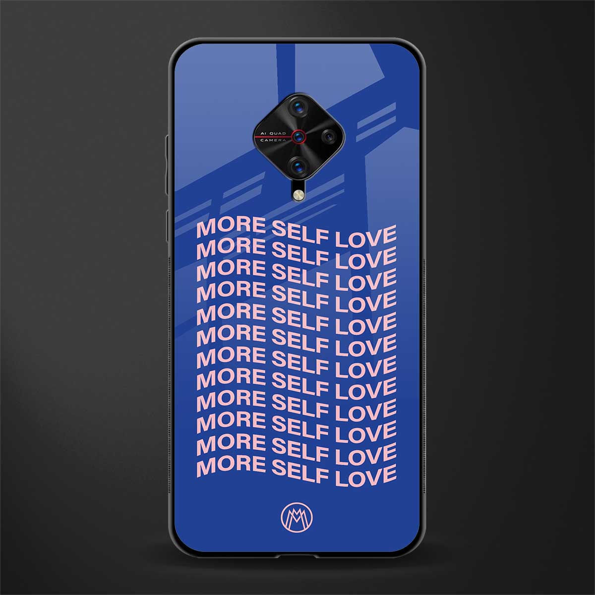 more self love glass case for vivo s1 pro image