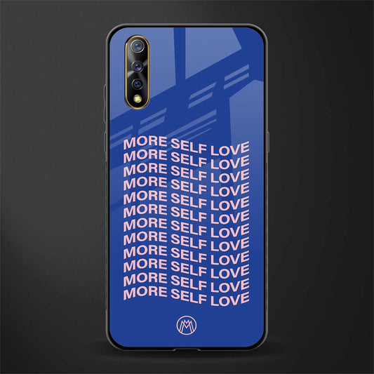 more self love glass case for vivo s1 image