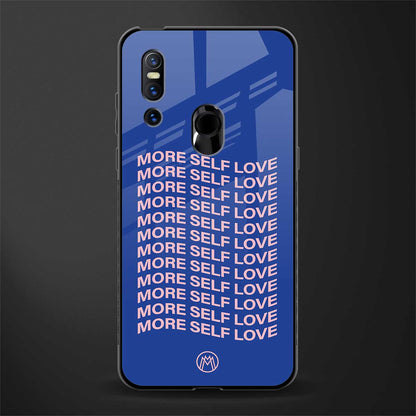 more self love glass case for vivo v15 image
