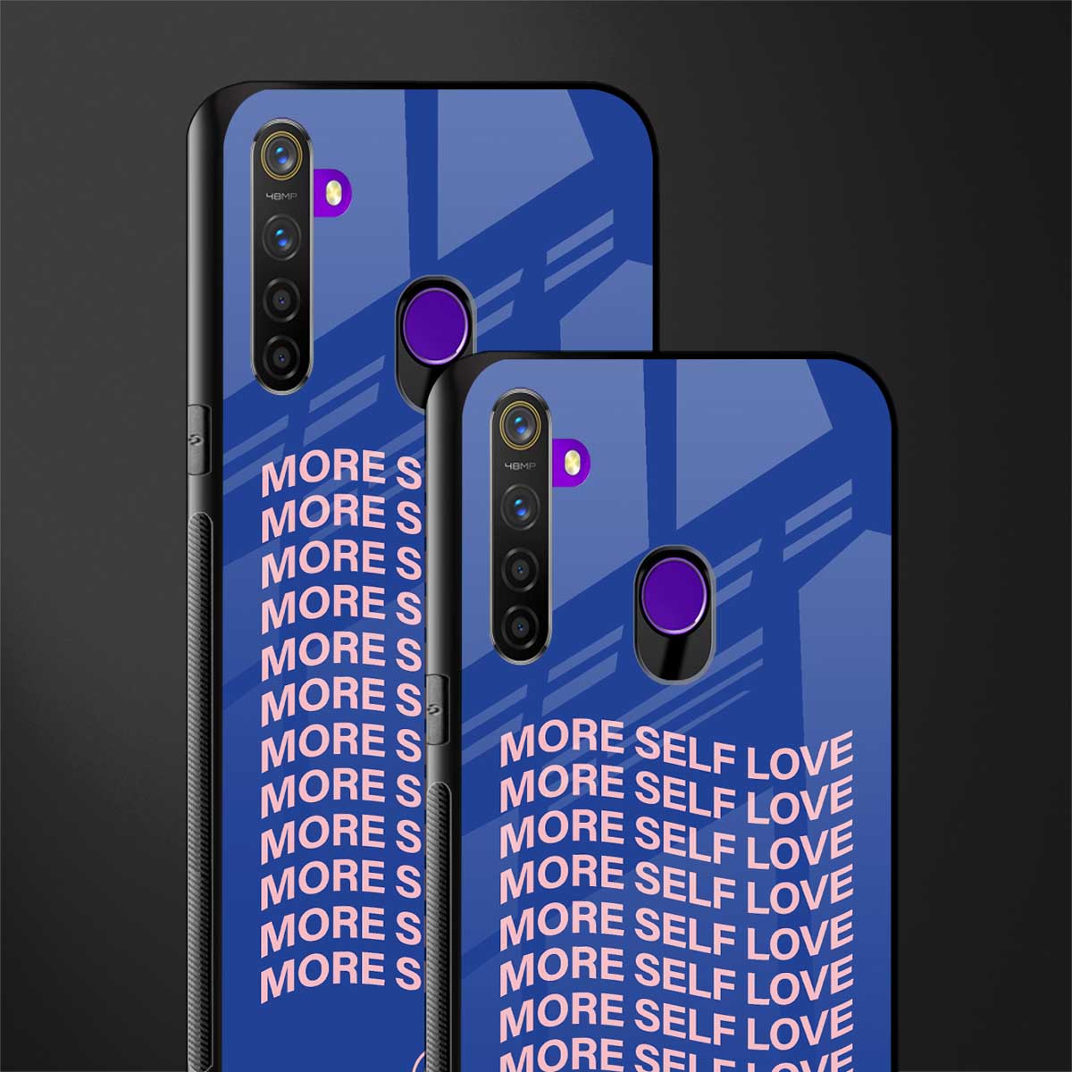 more self love glass case for realme 5i image-2