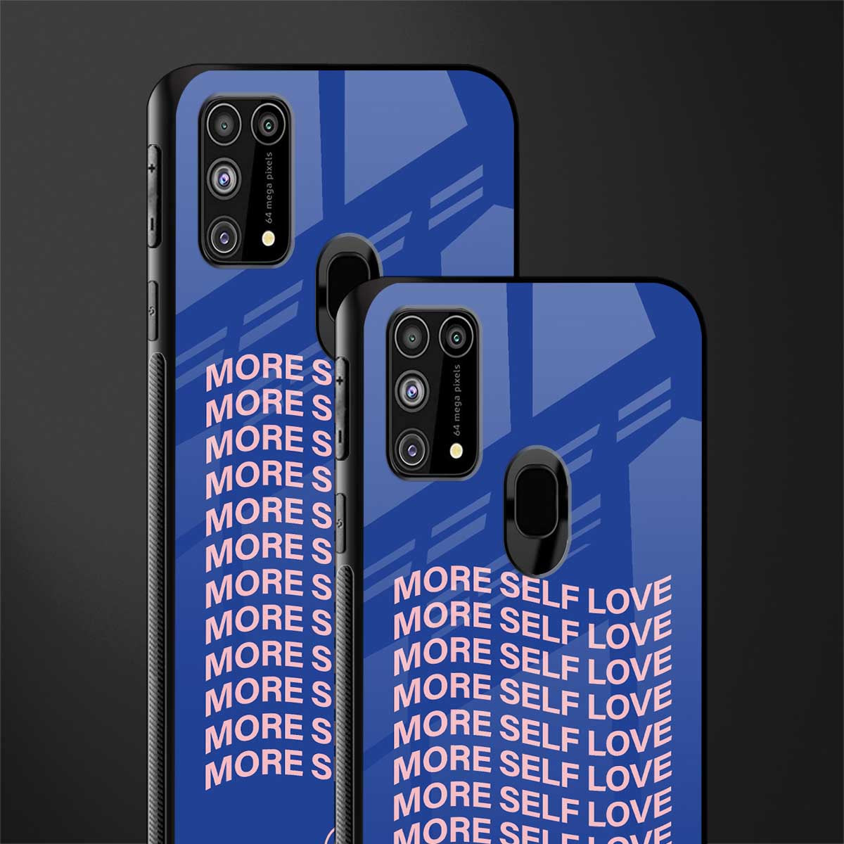 more self love glass case for samsung galaxy m31 prime edition image-2