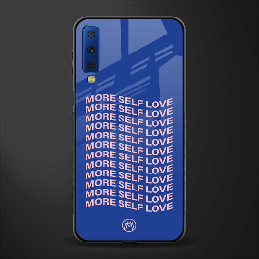 more self love glass case for samsung galaxy a7 2018 image