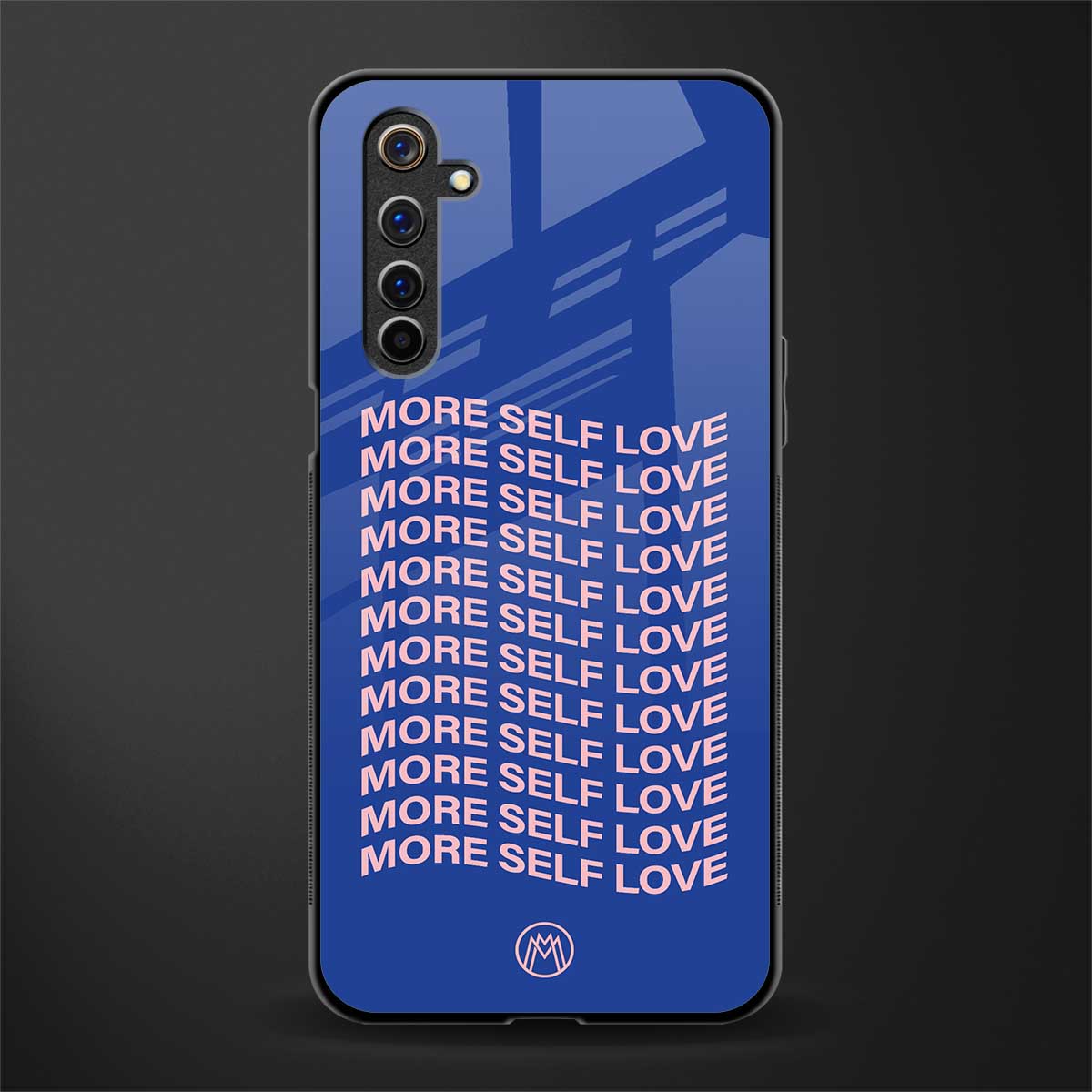 more self love glass case for realme 6i image