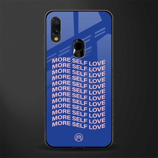 more self love glass case for redmi note 7 pro image