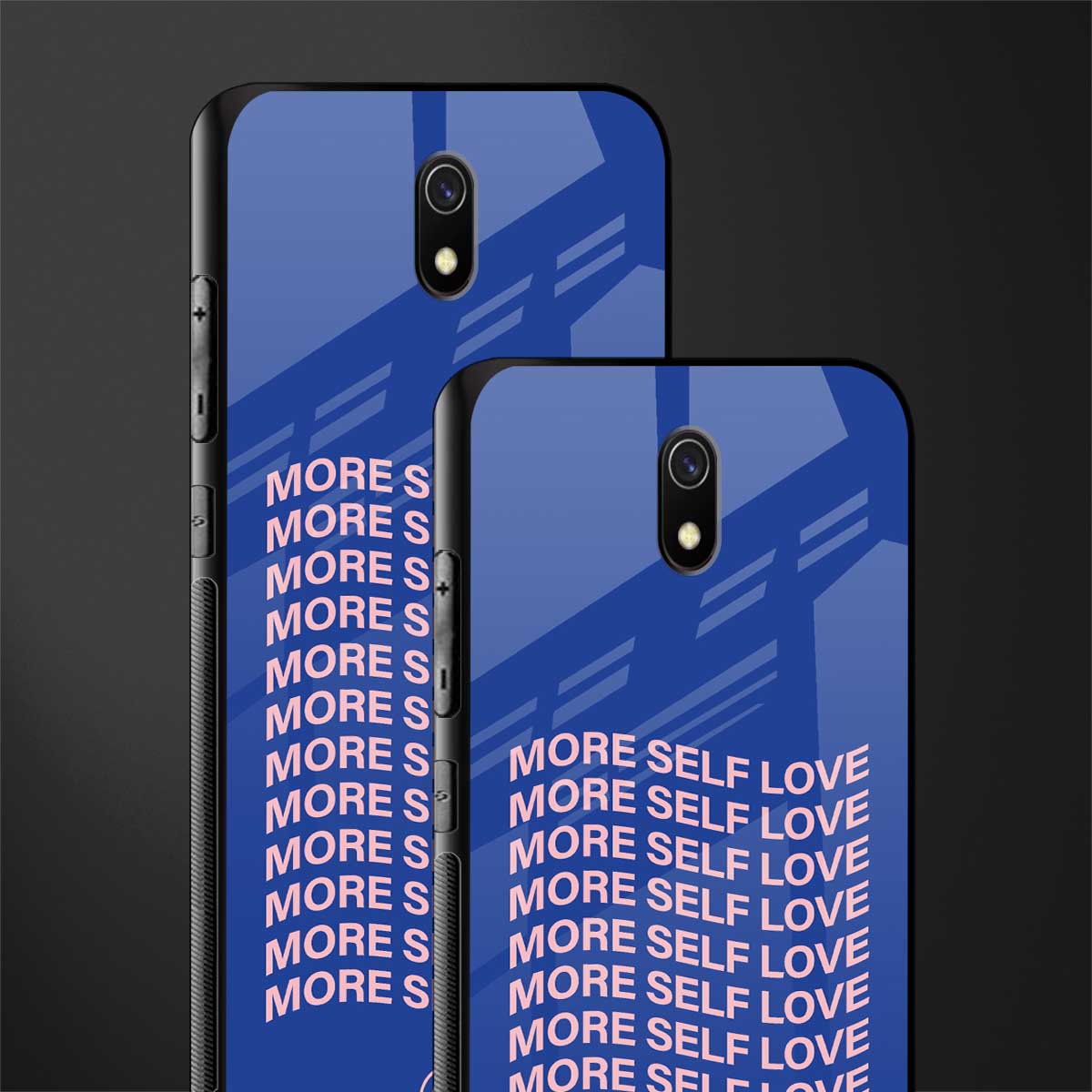 more self love glass case for redmi 8a image-2