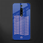 more self love glass case for redmi k20 image