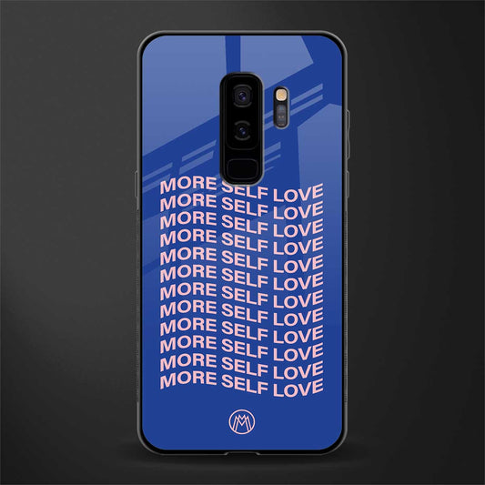 more self love glass case for samsung galaxy s9 plus image