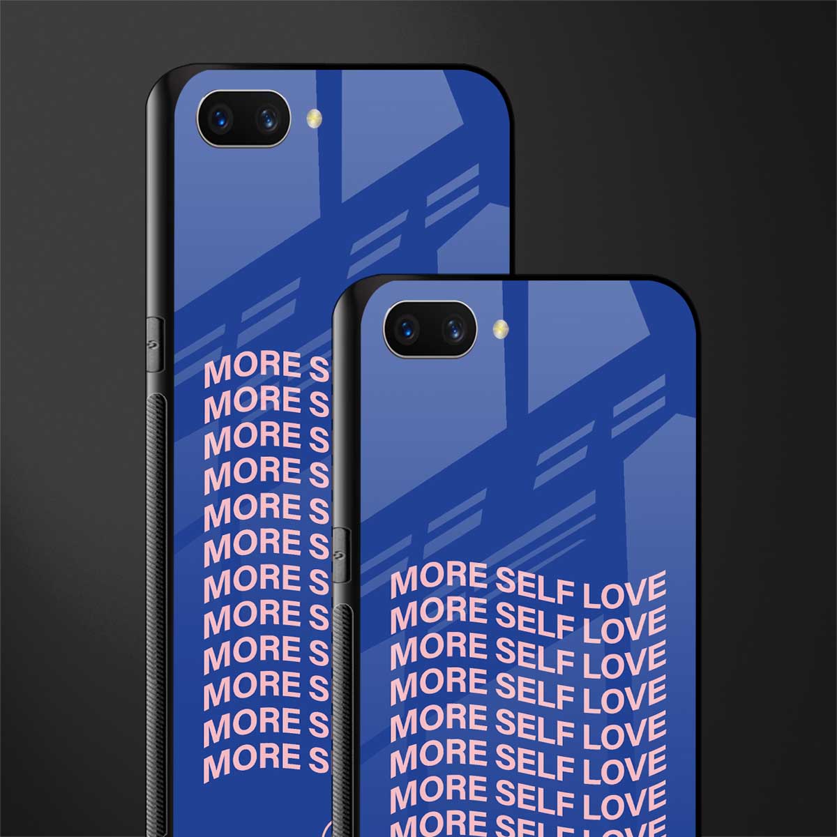 more self love glass case for oppo a3s image-2
