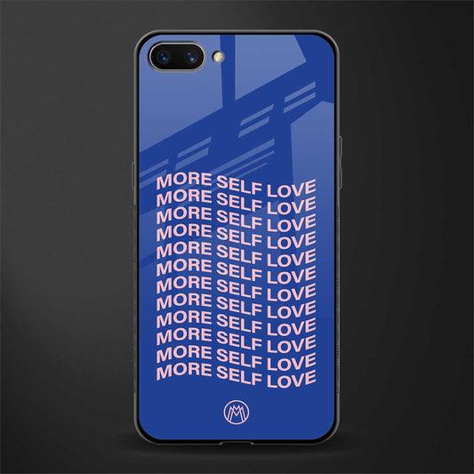 more self love glass case for realme c1 image