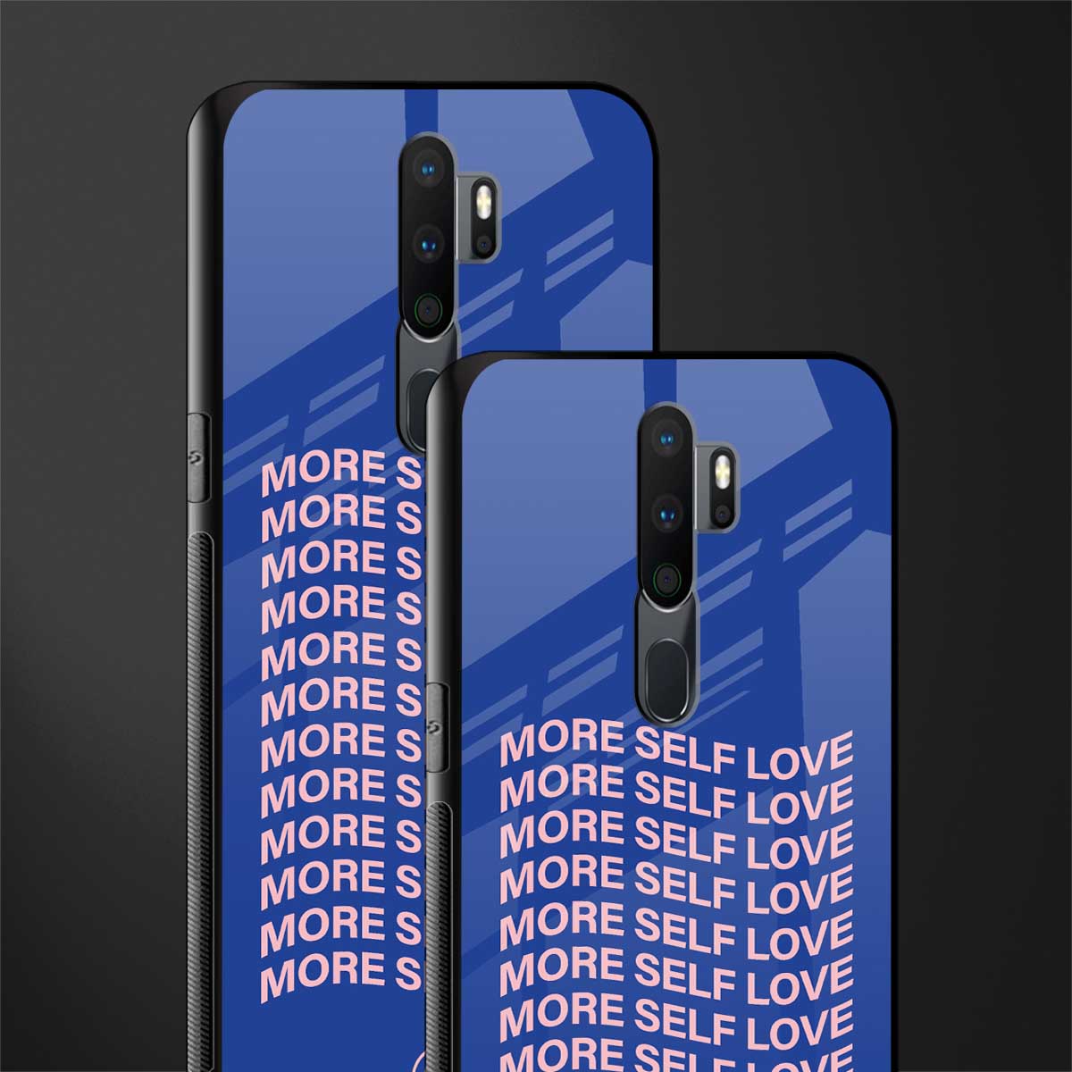 more self love glass case for oppo a5 2020 image-2