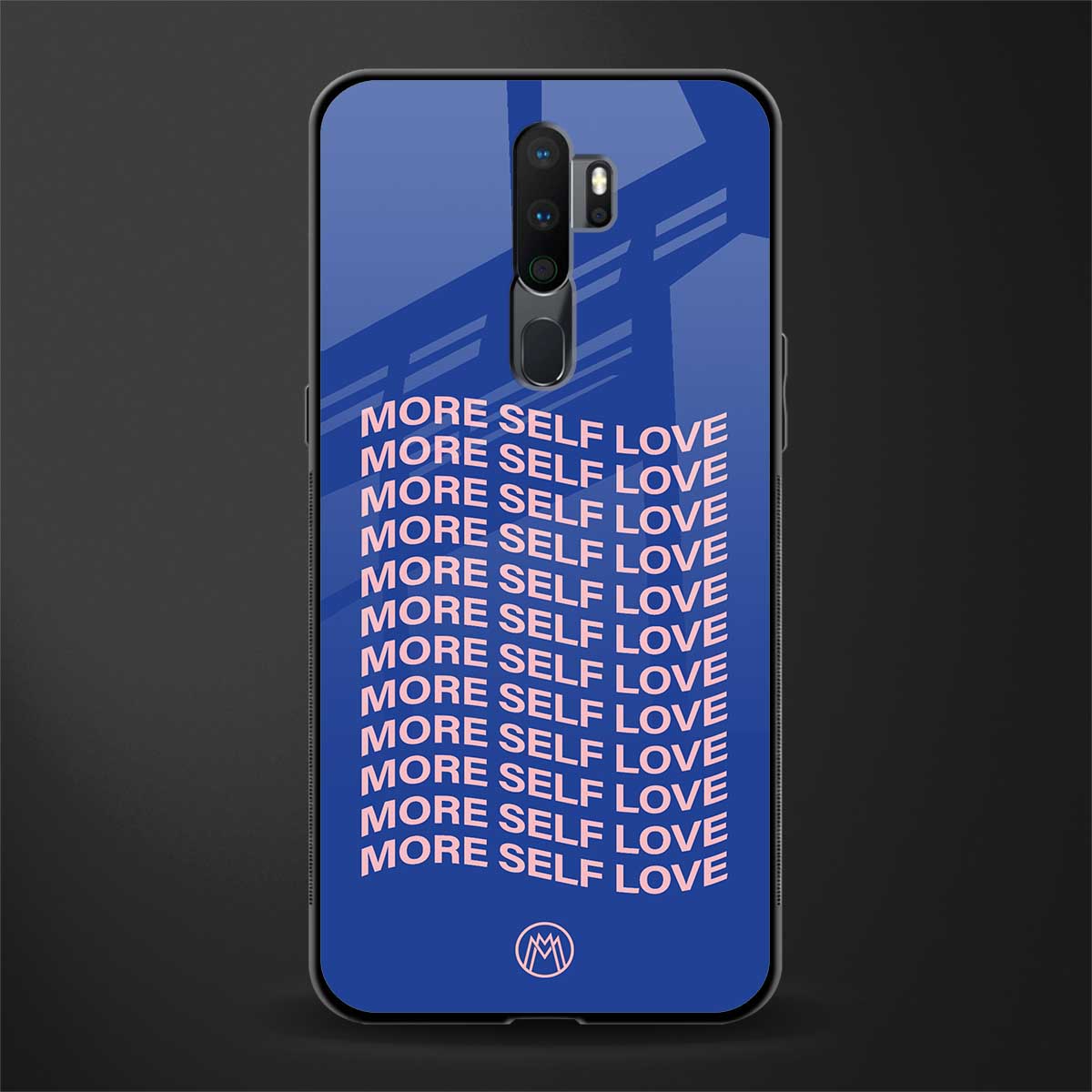 more self love glass case for oppo a5 2020 image