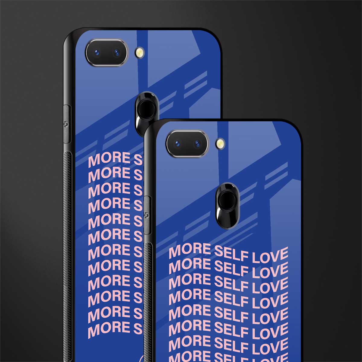 more self love glass case for oppo a5 image-2