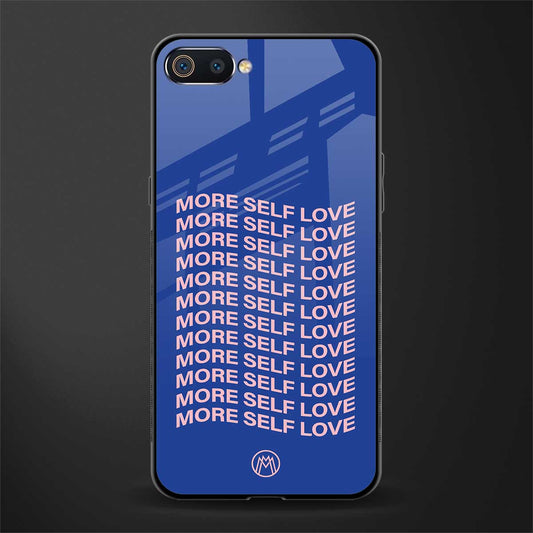 more self love glass case for realme c2 image