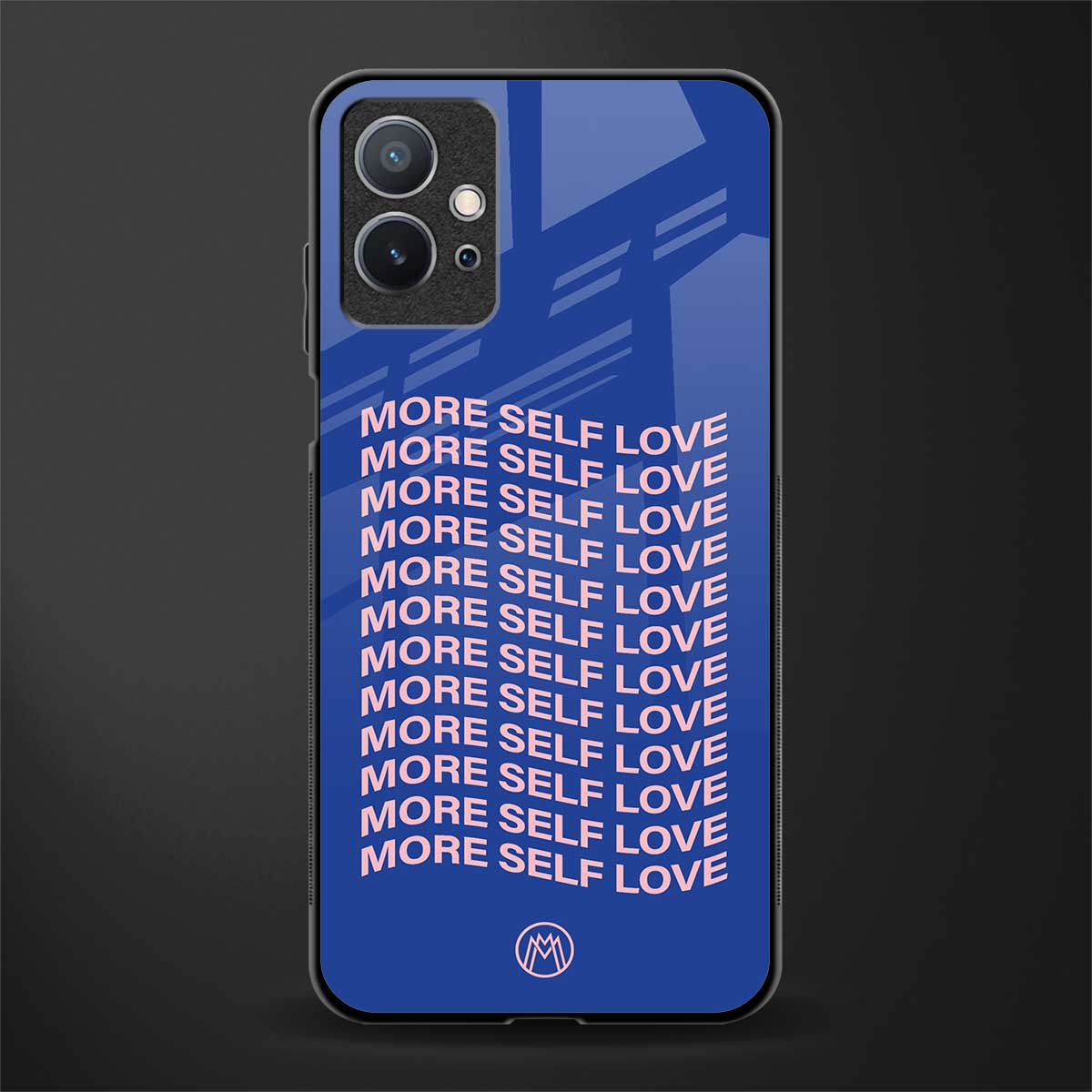 more self love glass case for vivo t1 5g image