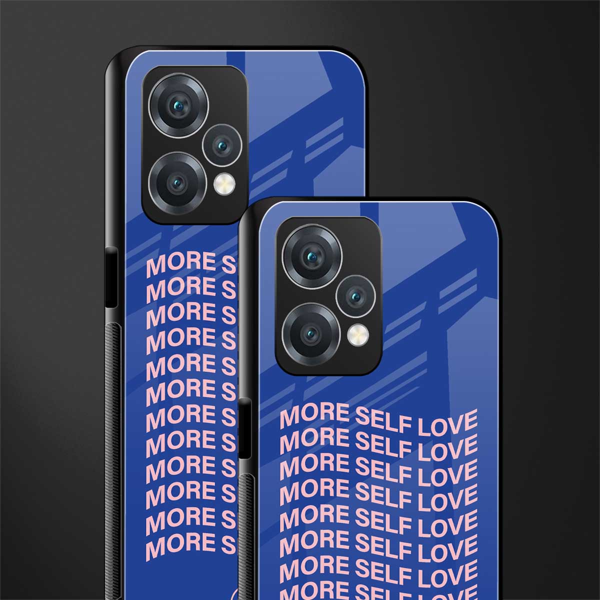 more self love back phone cover | glass case for realme 9 pro 5g