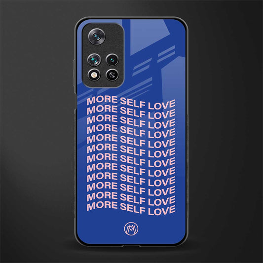 more self love glass case for poco m4 pro 5g image