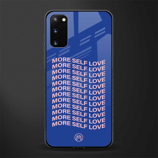 more self love glass case for samsung galaxy s20 image